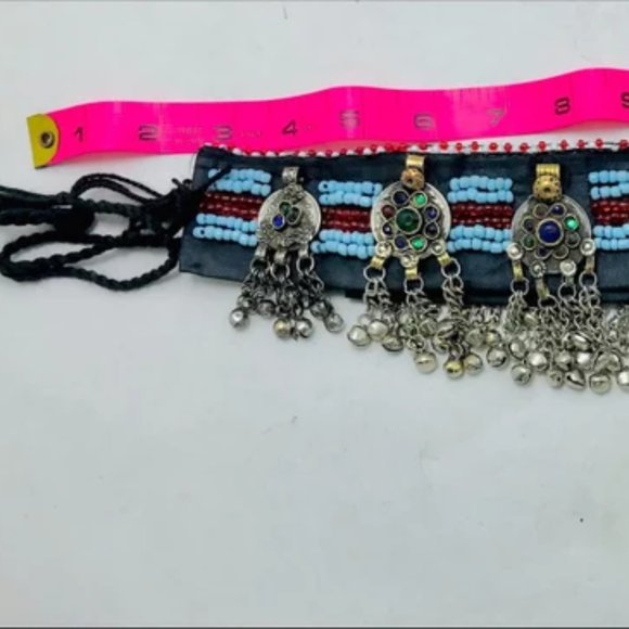 Vintage Kuchi Belt: Tribal Belly Dance Belt with Coins & Beads main image 5